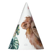 Safari Oerwoud Dieren Verjaardagsfeestje Leeuw Feesthoedjes (Links)