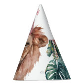 Safari Oerwoud Dieren Verjaardagsfeestje Leeuw Feesthoedjes (Rechts)