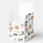 Safari Oerwoud dierenverjaardagsjongen cadeau guns Bedankdoosjes (Geopend)