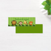 Safari Oerwoud Dierlijke Goodie Bag Labels Cadeau  Mini Visitekaartjes (Bureau)