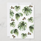 Safari Oerwoud Genderneutraal Baby shower Kaart (Achterkant)