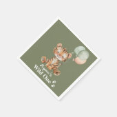 Safari Oerwoud gepersonaliseerde wilde een partij Servet (Hoek)