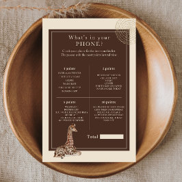 Safari Oerwoud Giraffe Wat zit er in je telefoon s