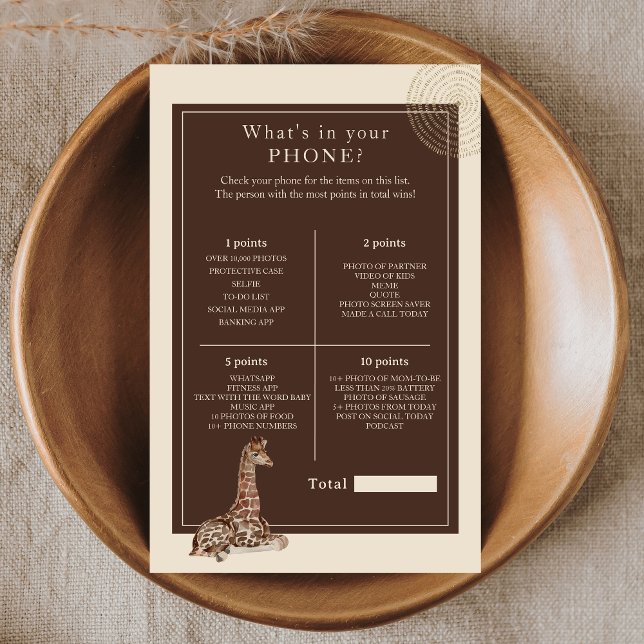 Safari Oerwoud Giraffe Wat zit er in je telefoon s (Creator heeft geüpload)