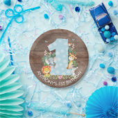 Safari Oerwoud Jongens 1e Verjaardag 7" Bord (Feest)