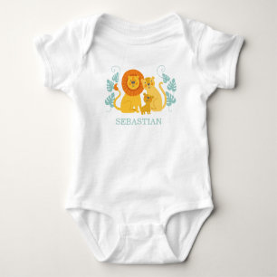 Safari Oerwoud Lion Baby Boy Bodysuit