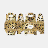 Safari oerwoud luipaard goud Afrika thema chic par Bedankdoosjes (Uitgevouwen)