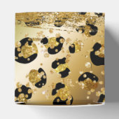 Safari oerwoud luipaard goud Afrika thema party Fa Bedankdoosjes (Bovenkant)