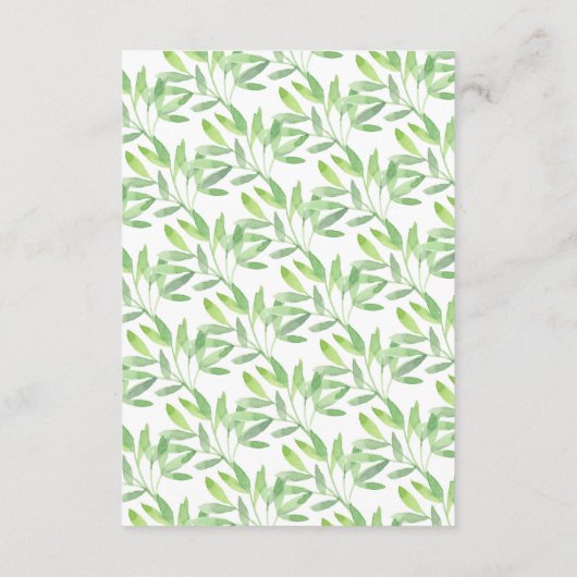 Safari Oerwoud Meisjes Baby shower Boek voor Baby Informatiekaartje (Achterkant)