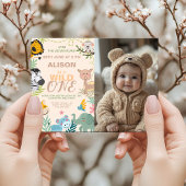 Safari oerwoud met foto kaart