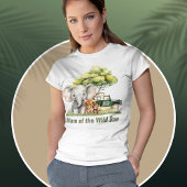 Safari Oerwoud moeder van de wilde een verjaardag T-shirt