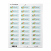 Safari Oerwoud Monkey Baby shower Adreslabel Etiket (Full Sheet)