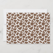 Safari Oerwoud Monkey Foto Birthday Invitations Kaart (Achterkant)