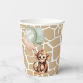 Safari Oerwoud Party Animal Two Wild Papieren Bekers (Achterkant)