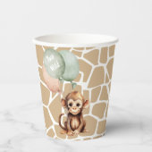 Safari Oerwoud Party Animal Two Wild Papieren Bekers (Voorkant)