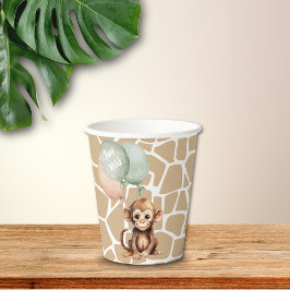 Safari Oerwoud Party Animal Two Wild Papieren Bekers