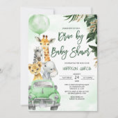Safari-oerwoud per Baby shower Kaart (Voorkant)