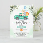 Safari-oerwoud per Baby shower Kaart (Staand voorkant)