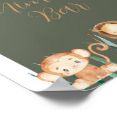 Safari Oerwoud Theme Mimosa Bar Sign. Poster (Hoek)