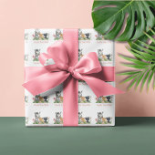 Safari Oerwoud Twee Wilde Verjaardagen Cadeaupapier