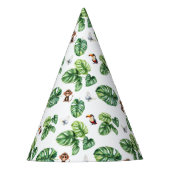 Safari Oerwoud Verjaardag Thema Decor Feesthoedjes (Voorkant)