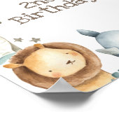 Safari Oerwoud Welkomstteken Poster (Hoek)