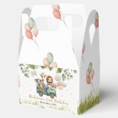 Safari Oerwoud Wild One Eerste Verjaardag Bedankdoosjes (Geopend)