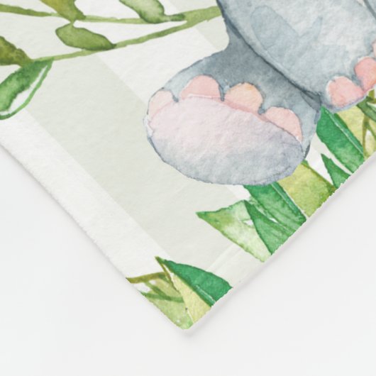 Safari Oerwoud Zoo Animal Throw Blanket Fleece Deken (Hoek)