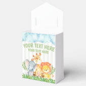 Safari Oerwoud Zoo Dier Party Favor Box Bedankdoosjes (Geopend)