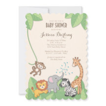 Safari Oerwouden Modern Baby shower
