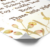 Safari oerwouden wild één verjaardagsmijlpaal poster (Hoek)