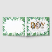 Safari Oh Boy! Baby shower Gastenboek (Volledig)