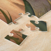 Safari Olifant gepersonaliseerd Legpuzzel (Zijkant)