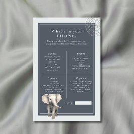 Safari olifant Wat zit er in je telefoon Baby show