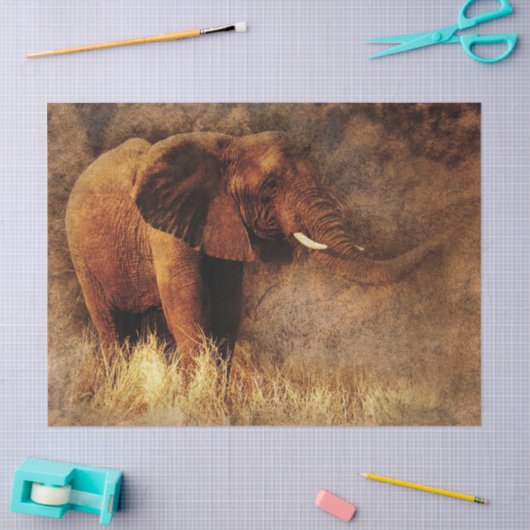 safari-olifantenpapier tissuepapier (Craft)