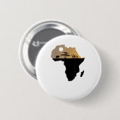 safari op het afrikaanse continent ronde button 5,7 cm (Voorkant /achterkant)