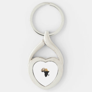safari op het afrikaanse continent sleutelhanger