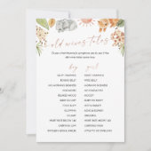SAFARI Oude vrouwen Tales Baby shower Game Kaart (Voorkant)