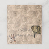 Safari Outdoor Plaatskaartje (Buitenkant ongevouwen)