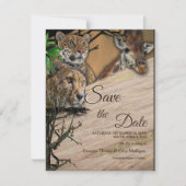 Safari Outdoor Save the Date Aankondiging (Voorkant)