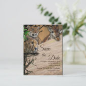 Safari Outdoor Save the Date Aankondiging (Staand voorkant)