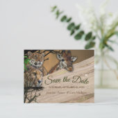 Safari Outdoor Save the Date Aankondigingskaart (Staand voorkant)