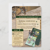 Safari Outdoor Wedding Kaart (Voorkant)