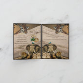 Safari Outdoor Wedding Shower Uitnodiging (Binnen)