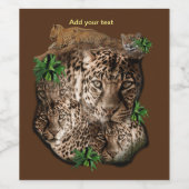 Safari Outdoor Wijn Etiket (Enkel label)