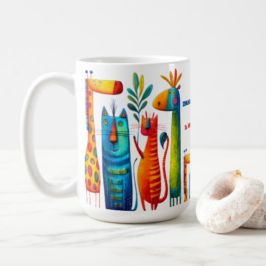 Safari Pals Mug Koffiemok (Met donut)