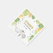 Safari Paper Napkins Zoo Wild Oerwoud Animals Boy Servet (Hoek)