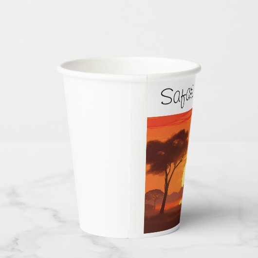 safari papieren bekers (Rechts)