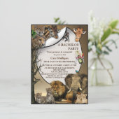 Safari Park Buitenlandse Bachelor Party (Staand voorkant)