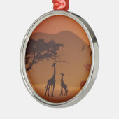 Safari park metalen ornament (Links)